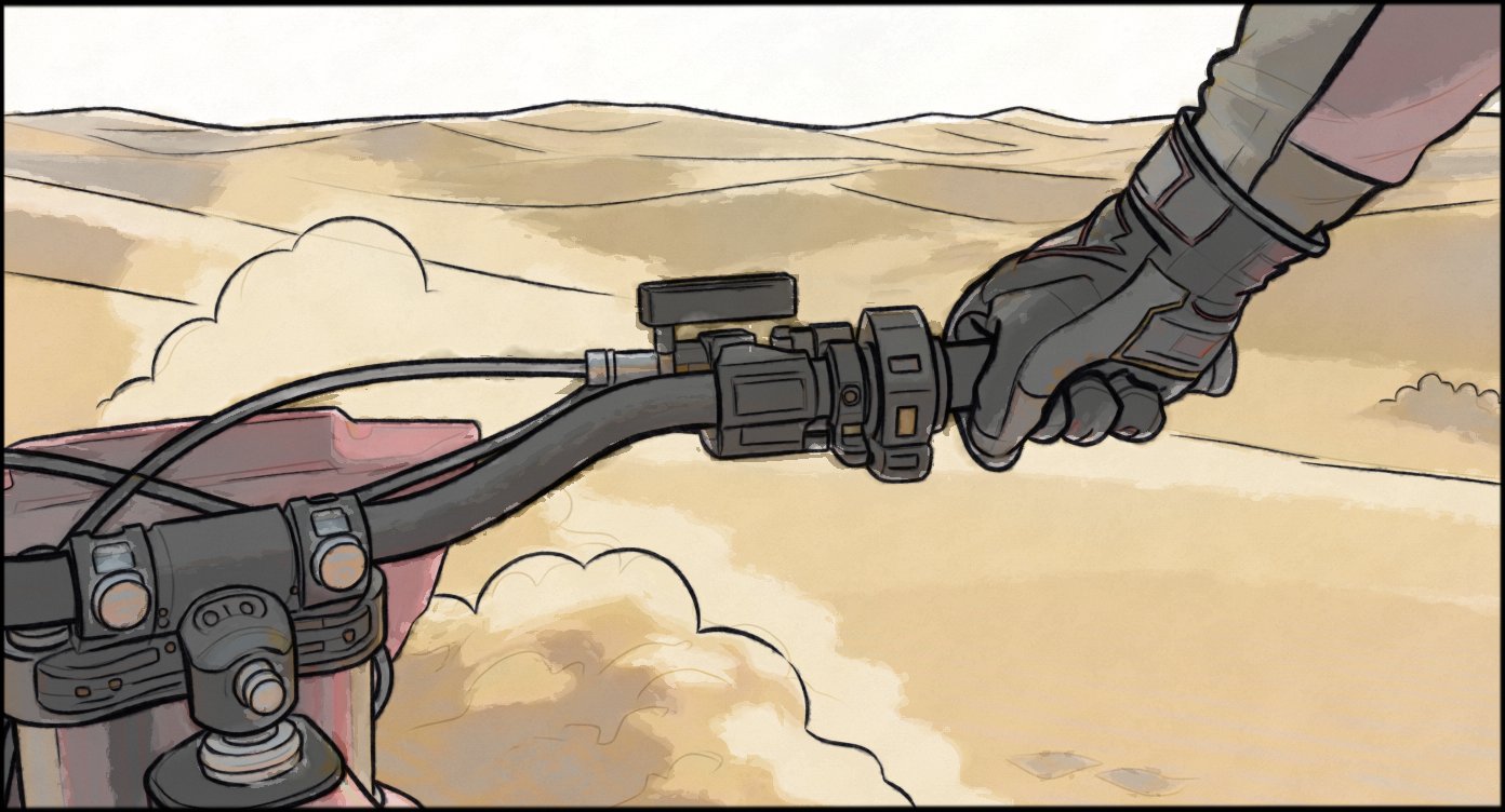 Automotive - Stunt Driving - storyboard frame 3 by Dakota Warren